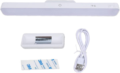 Diydeg Light Bar, Rechargeable Magnetic Under Cabinet Lighting with 3 Color Temperature, Touch Control Wireless Motion Sensor Light for Kitchen, Wardrobe, Stairs and Bed (White)