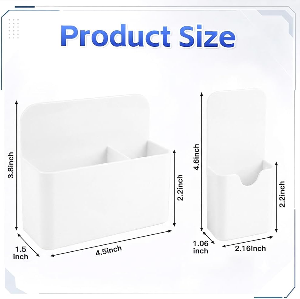 Magnetic Pen Holder, 2 Pack Magnetic Dry Erase Marker Holder, Black Strong Magnetic Marker Holder Pen Pencil Organizer for Whiteboard, Refrigerator, Office, Locker Accessories, Classroom Must Haves