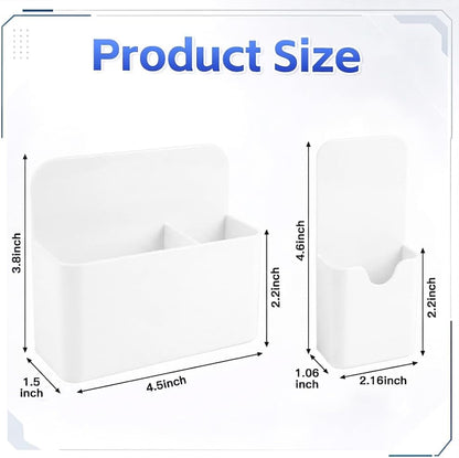 Magnetic Pen Holder, 2 Pack Magnetic Dry Erase Marker Holder, Black Strong Magnetic Marker Holder Pen Pencil Organizer for Whiteboard, Refrigerator, Office, Locker Accessories, Classroom Must Haves