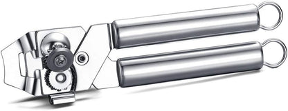 Berglander Can Opener, Stainless Steel Rainbow Handle Can Opener Hand Held, Smooth Edge Manual Can Opener, Heavy Duty (Rainbow)