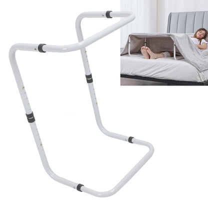 Blanket Lifter for Feet, Adjustable Bed Cradle with 4 Clips, Height Adjustable from 25 to 33 Inch, Aluminum Alloy Foot Tent Blanket Support for Surgery Recovery and Arthritis Relie