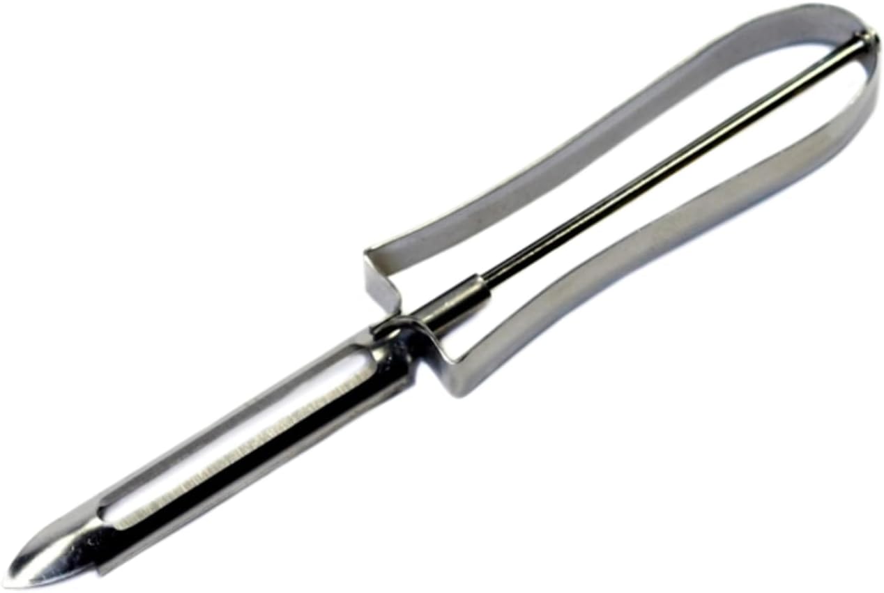 Rocky Mountain Goods Classic Stainless Steel Potato Peeler – Sharp Vegetable Hand Peeler for Kitchen – Ergonomic Design – Dishwasher Safe