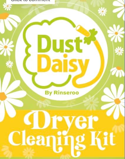 Dust Daisy Slip-On Dryer Vent Cleaner Kit, 30" Long | Vacuum Hose Attachment, Universal Connector, Lint Remover, Fits Most Vacuum Cleaners