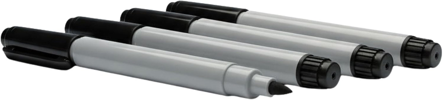 Cadie Permanent Freezer Marker Set of 2 – Waterproof Fast-Drying Black Fine Bullet Tip Ink Pens for Food Labeling, Fridge & Freezer Storage, Lab & Kitchen Use, & General Organization