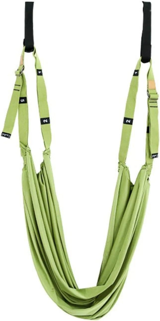 Backbend Trainer Aerial Yoga Rope Splits Stretch Hip Opener Elastic Leg Stretcher for Women Doorway Inversion Strap Flexibility Training Equipment Yoga Swing Hammock
