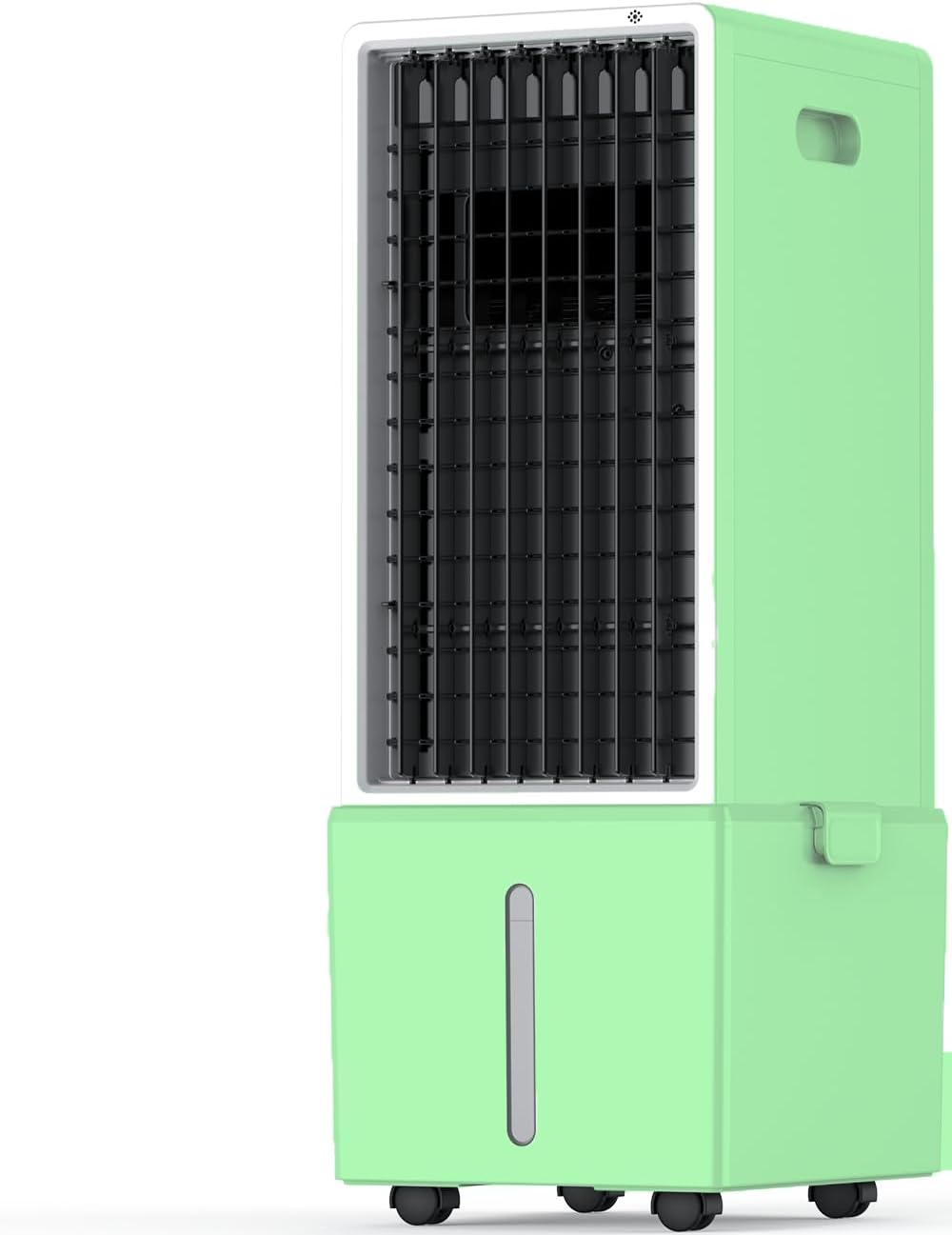 Portable Air Conditioners 4 Modes&3 Speeds,4 Ice Packs, Waterless Alert System, 12H Timer, Remote,1 Gal Detachable Water Tank, 70°Oscillation Windowless Evaporative Air Cooler for Room Office