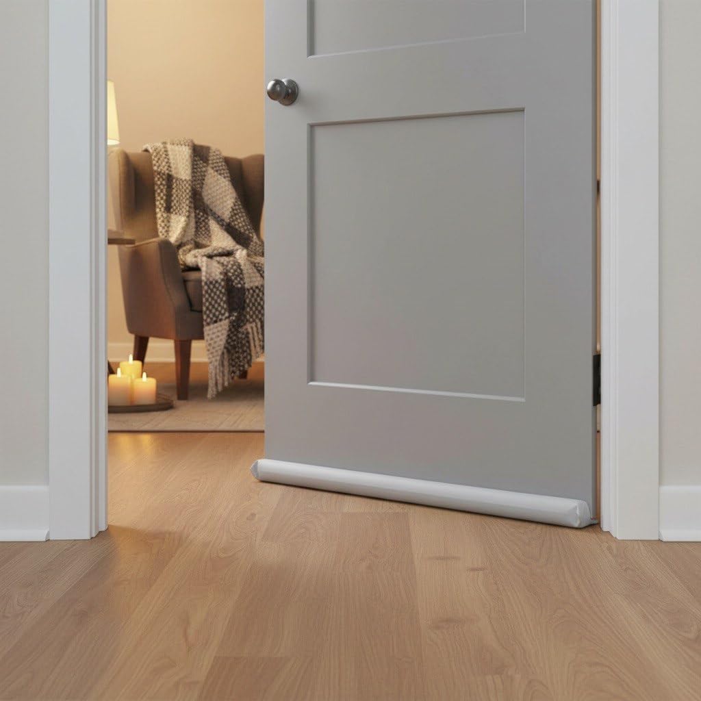 Door Draft Stopper Bottom Seal Strip | Energy-saving weather stripping for doors. Adjustable door sweeps & draft blockers. Noise-blocking door seal insulation.