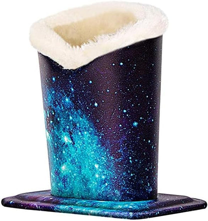 Plush Fluffy Lined Anti-scratch Eyeglasses Holder Protective Glasses Stand Case