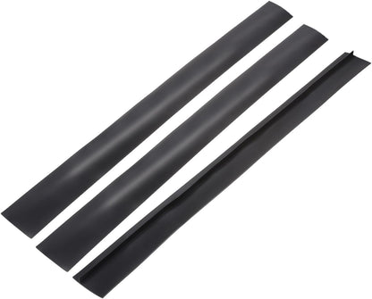 PATIKIL 25 Inch Silicone Stove Gap Covers, 3 Pcs Heat Resistant Kitchen Stove Gap Fillers for Ovens Stovetop Counter Washer Dryer, Gray