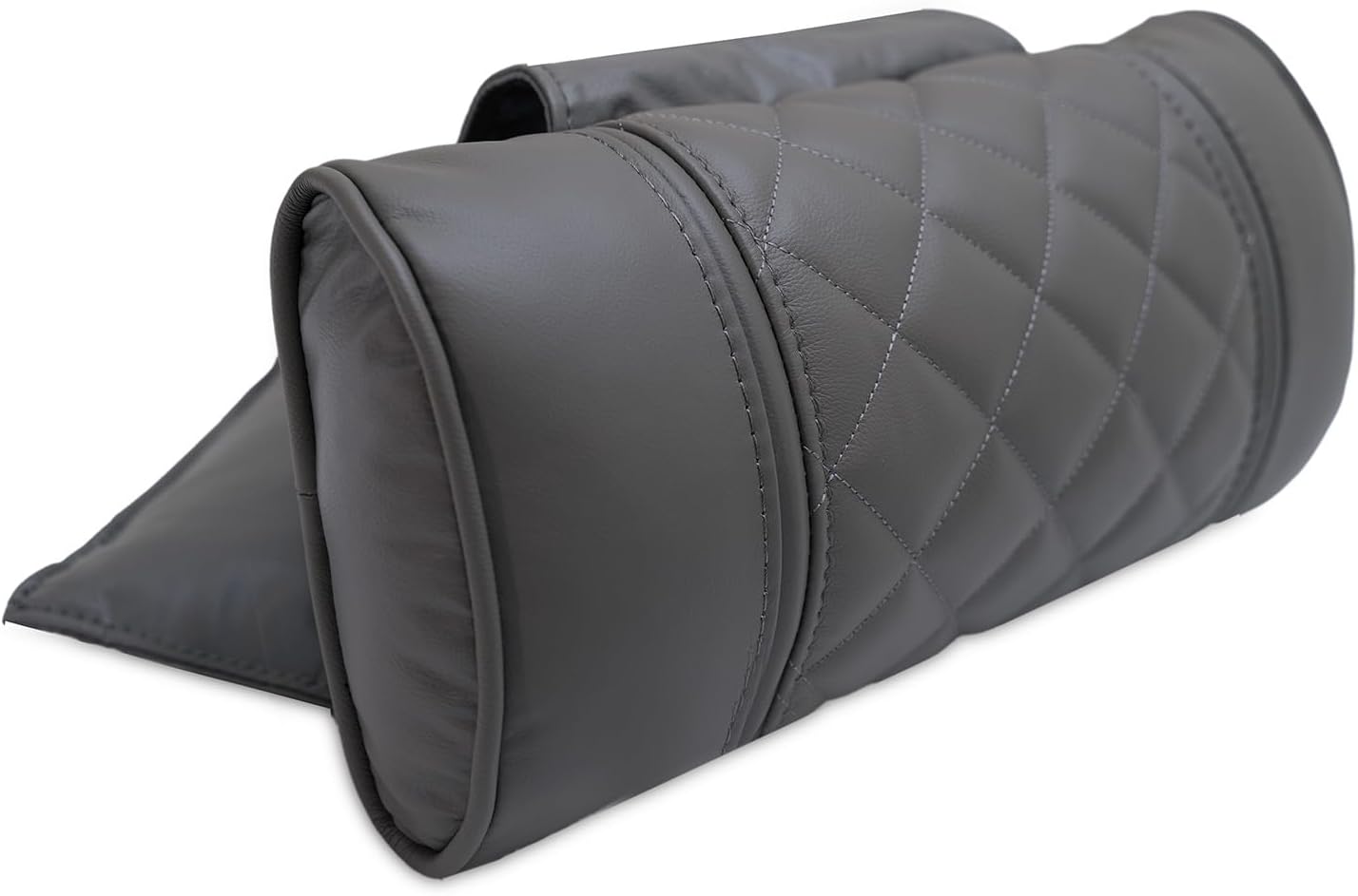 Octane Seating Pillow for Recliner Chairs | Diamond Stitching | Brown Italian Leather