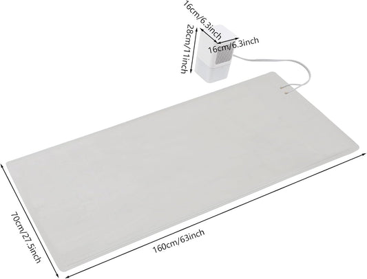 Bed Cooling System, Single Water Cooling Mattress Pad, 27.5”x63” Bed Jet with 3 Speed Fan and 2.2L Tank, Low Noise for Home Hotel Sleeping Use