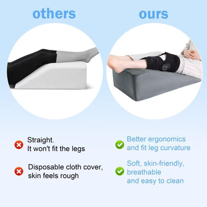 ROYALAY Leg Elevation Pillows for After Surgery, Knee Surgery Recovery Equipment with Handle, Leg Lifter Blood Circulation, Knee Replacement Recovery Aids for Hip Foot Ankle, Single