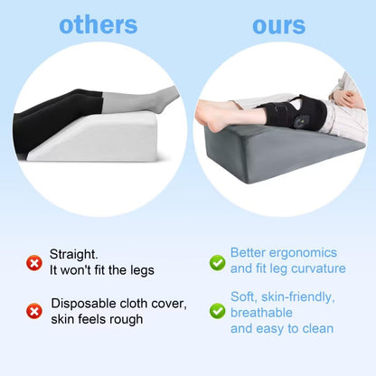 ROYALAY Leg Elevation Pillows for After Surgery, Knee Surgery Recovery Equipment with Handle, Leg Lifter Blood Circulation, Knee Replacement Recovery Aids for Hip Foot Ankle, Single