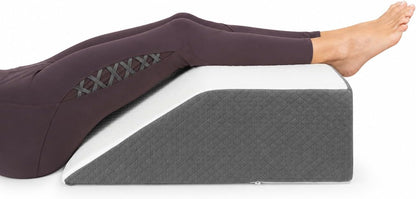Kolbs Leg Elevation Pillow for After Surgery | Flat Top Bed Wedge Bolster Pillow for Legs | Foot, Knee, Ankle Elevation Post Surgery (Flat Top 7" Height)