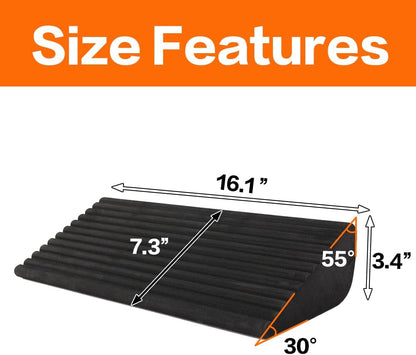 Fitlaya Fitness Slant Board Incline Board for Calf Stretching, Squats, Foot Stretch and Calf Raise, Squat Wedge Calf Stretcher for Strength and Balance Training
