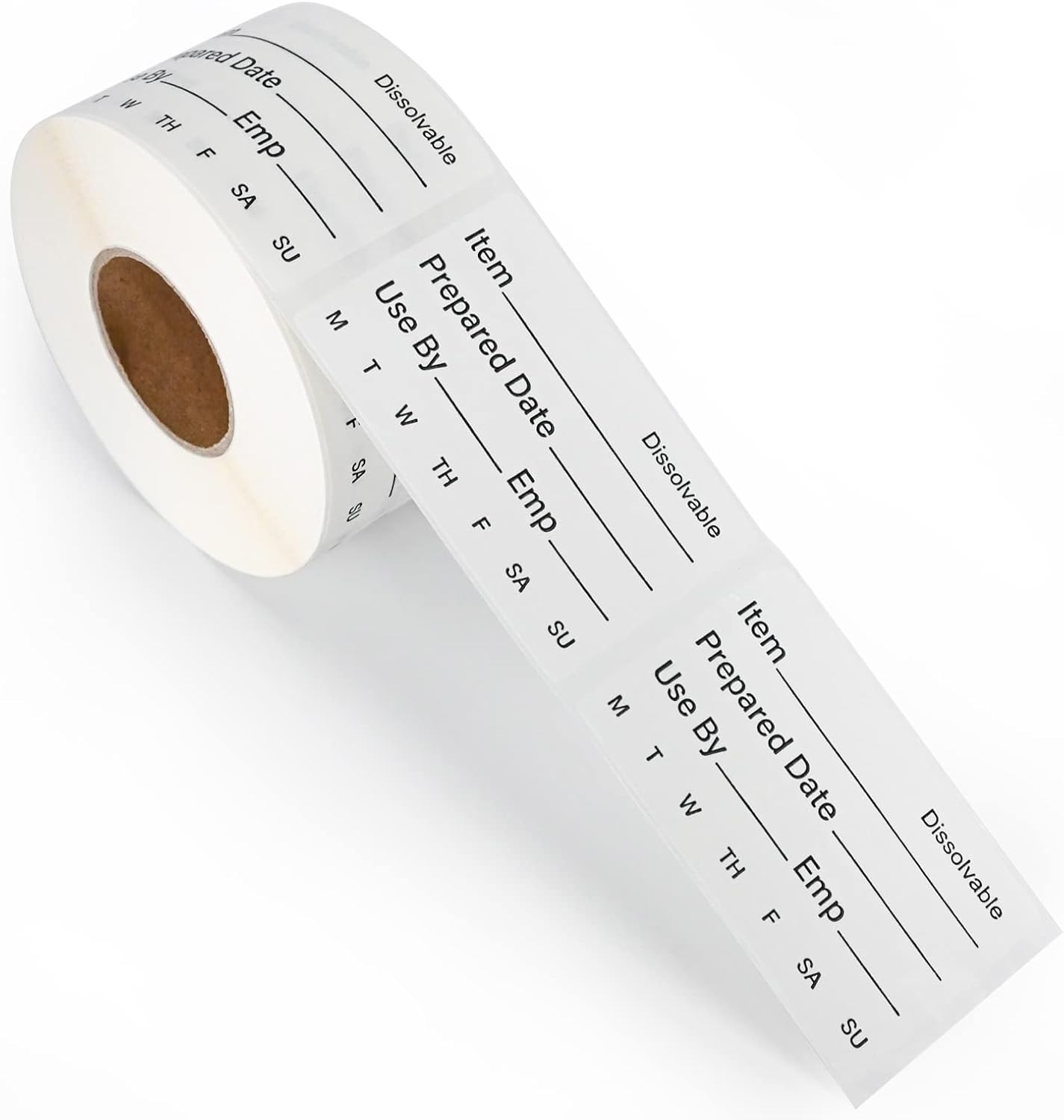 L LIKED 250 Dissolvable Labels 2"x 2" Use By Food Rotation Storage Label