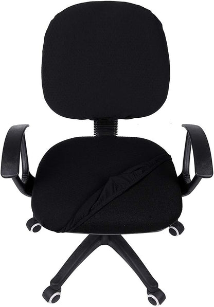 Smiry Office Computer Chair Armrest Covers, 2PCs Anti-dust Arm Rest Pad | Removable Washable Desk Chair Arm Pad Covers, Grey