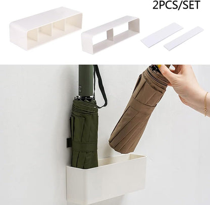 Umbrella Stands for Entryway, Umbrella Rack Stand Holder with Drip Tray, Height Adjustment Space Saving Organizer for Hotel Hallway Home Office(COLOR:White)