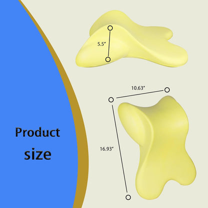 Car Neck Pillow for Driving Gaming Chair Headrest Pillow Office Chair Neck Pillow Ergonomic Design Double Straps Design Suitable for Different Heights