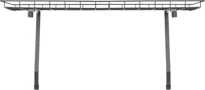 Household Essentials 05100 Rear Display Over-The-Washer Storage Shelf | Organize and Store Laundry Room Supplies | White