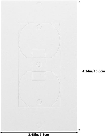 30PCS Wall Insulation Outlet Insulators Draft Sealers, Gasket | 4.25x2.48'', Electrical Outlet Insulation Pads, EVA Foam Gasket for Wall, Light, Switch Socket Cover
