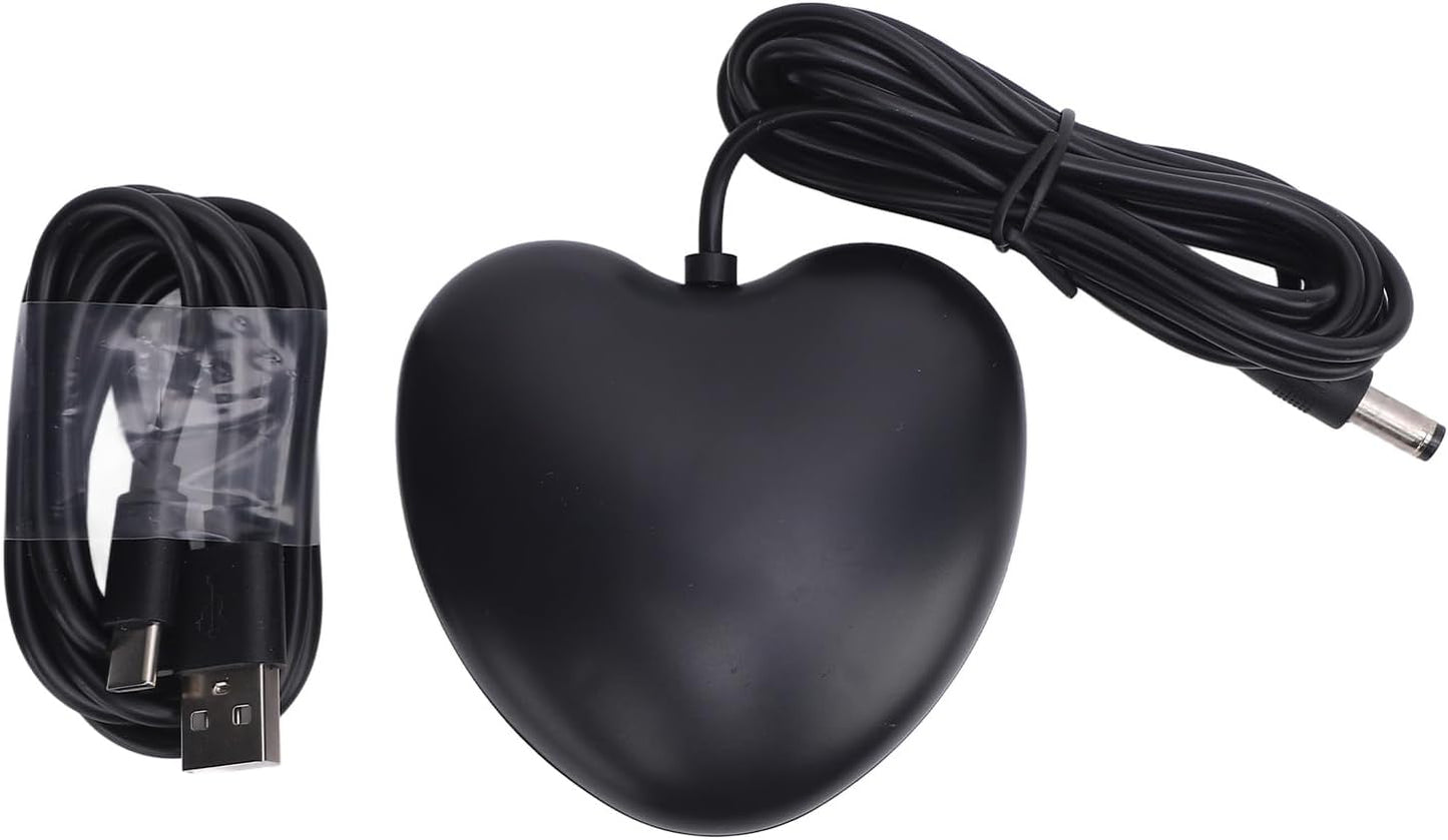Ymiko Vibrating Alarm Clock with Bed Shaker Large LED Display Corded Vibrator for Heavy Sleepers