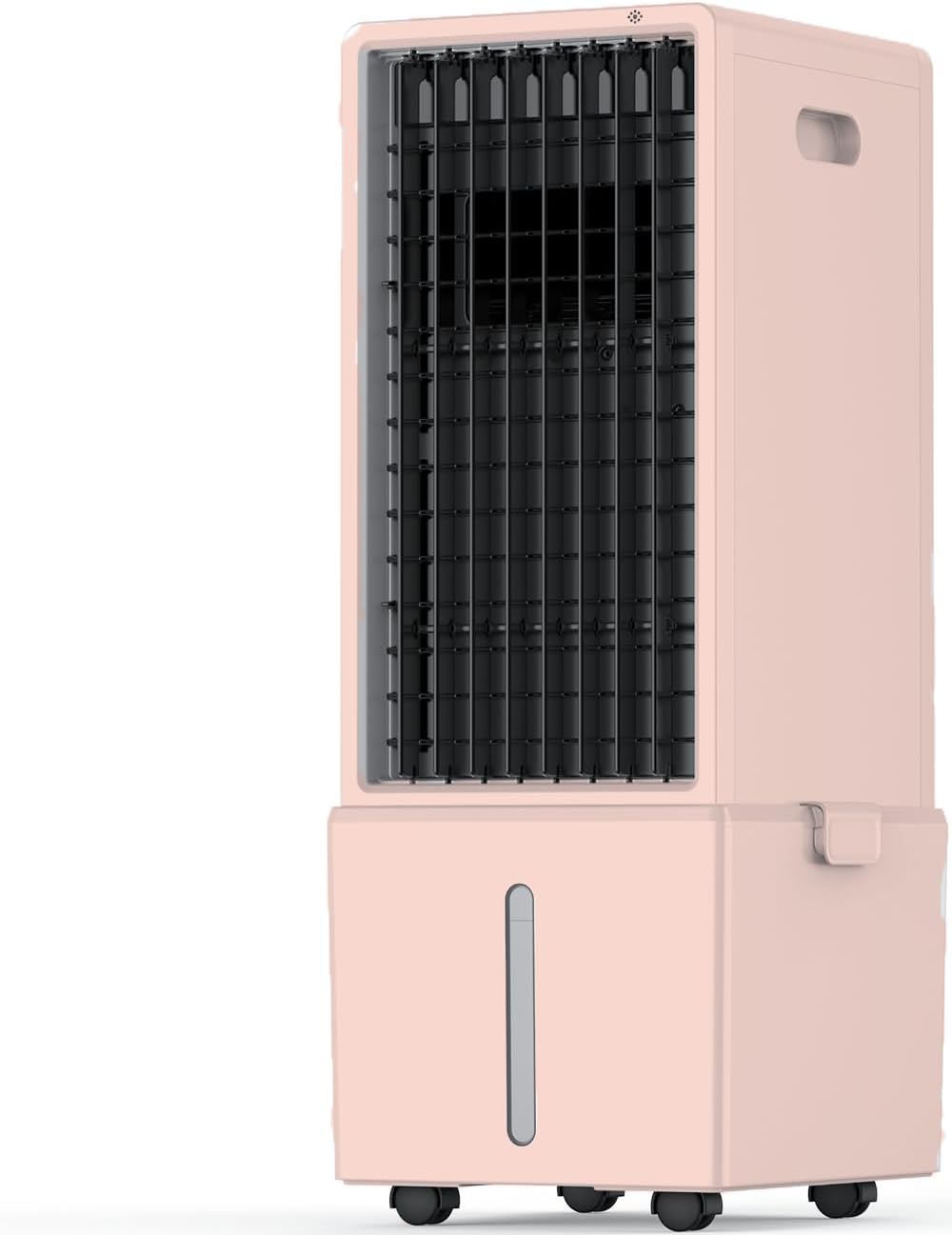 Portable Air Conditioners 4 Modes&3 Speeds,4 Ice Packs, Waterless Alert System, 12H Timer, Remote,1 Gal Detachable Water Tank, 70°Oscillation Windowless Evaporative Air Cooler for Room Office