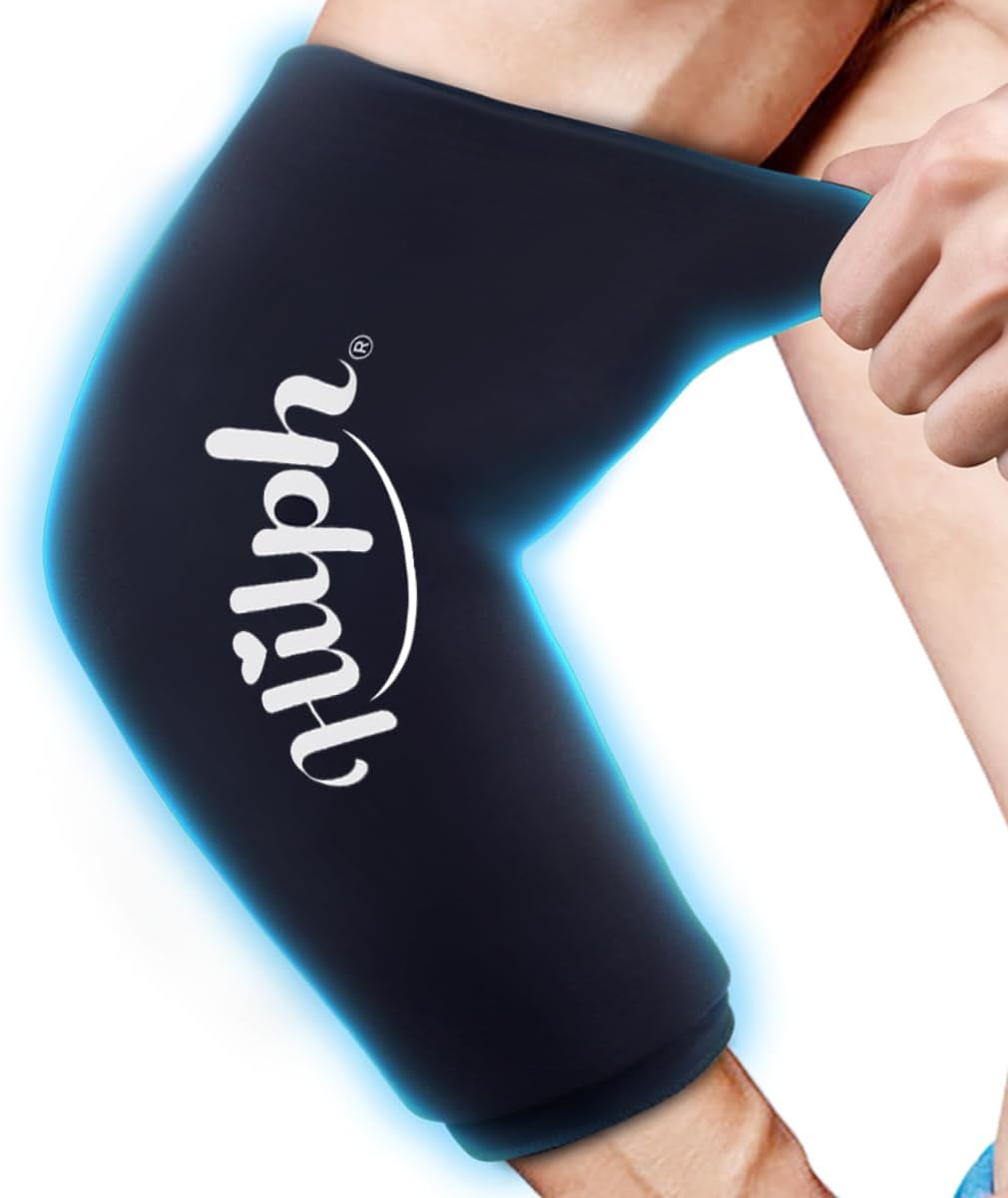 Hilph Knee Ice Pack Sleeve, Flexible Gel Ice Pack for Knee Pain Relief