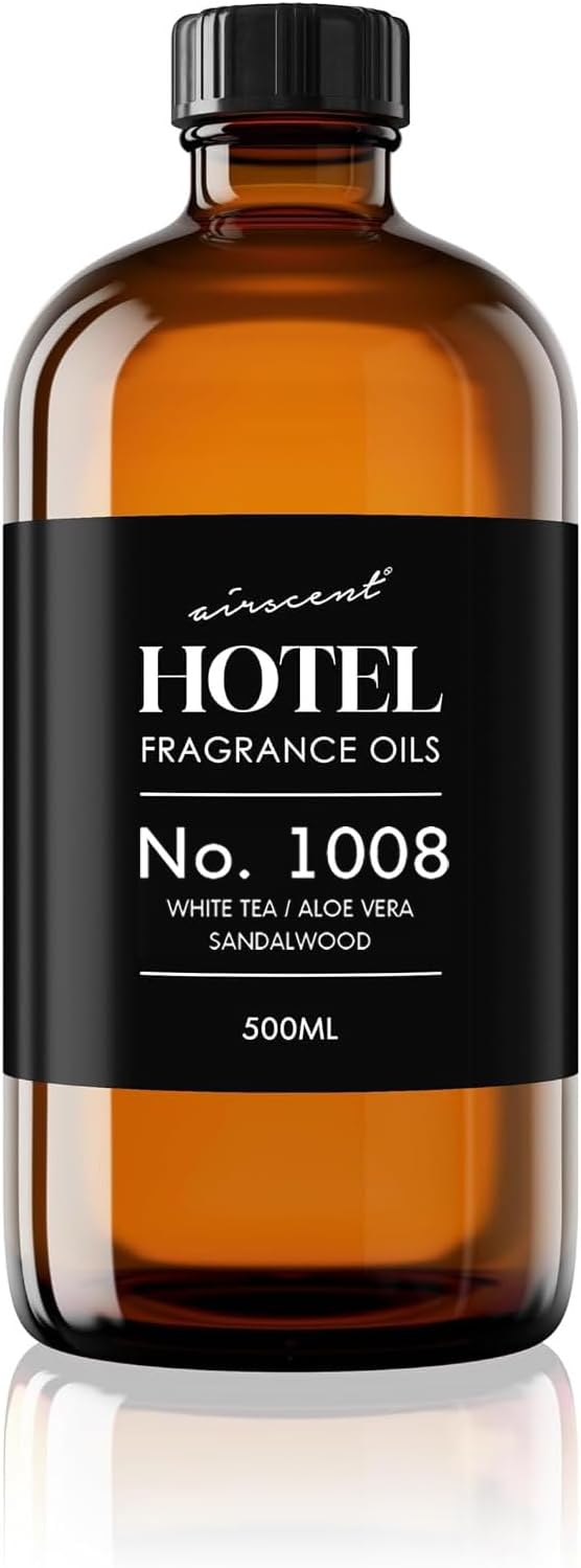AirScent Hotel Diffuser Oil No. 1008 - White Tea Aloe Sandalwood - 500 mL