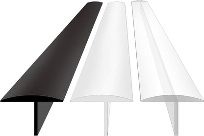 Silicone Stove Counter Gap Cover - 25 Inch Gap Filler 2 Pack Black | Long gap filler seals spills between kitchen appliances Stovetop oven countertop; stove gap cover, gas stove side gap covers