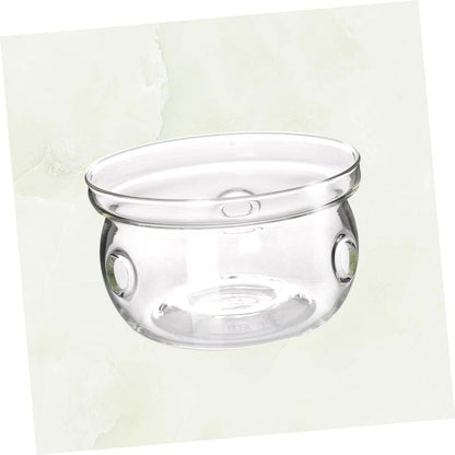 1pc Practical Glass Base for Tea Pot Insulated Heating Kettle Tea Insulation Stove Warmer Teapot