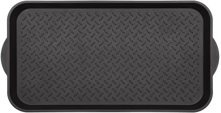 Boot Tray for Entryway Indoor, Heavy Duty Shoe Mat Tray | 15" x 29" Waterproof Shoes Trays with Raised Edge, Outdoor Multi-Purpose Mats for Boots, Garden, Pets