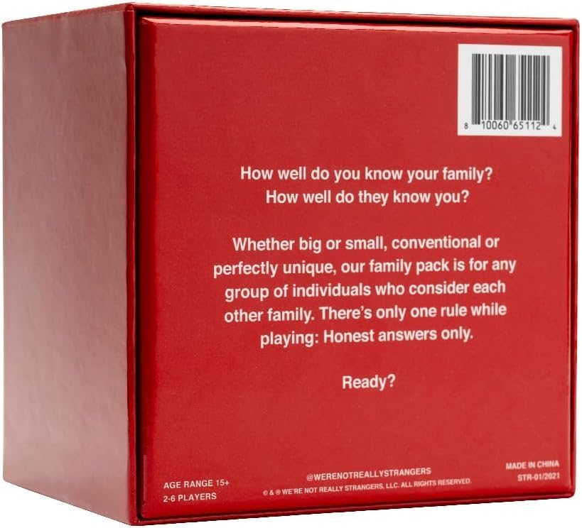 WE'RE NOT REALLY STRANGERS Self-Love Edition Card Game for Teens and Adults