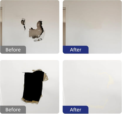 Drywall Repair Kit,Drywall Repair Panel 12” x12“,Drywall Patch Kit Large Hole,Sheetrock Repair Kit,Wall Surface Large Hole Fill Quick and Easy Solution | Sheetrock Repair for Wall Surface. Quick Fill Damaged Areas. Includes Tools for Easy Application