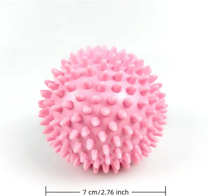 Massage Ball - Spiky for Deep Tissue Back Massage, Foot Massager, Plantar Fasciitis & All Over Body Deep Tissue Muscle Therapy，Foot Massage Ball