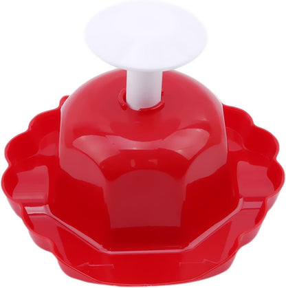 Finger Guard for Cutting Vegetables Food Safety Holder Mandoline Slicing Tool Veggie Shredder Finger Hand Guard for Mandoline Slicer Grater Cutting,Red