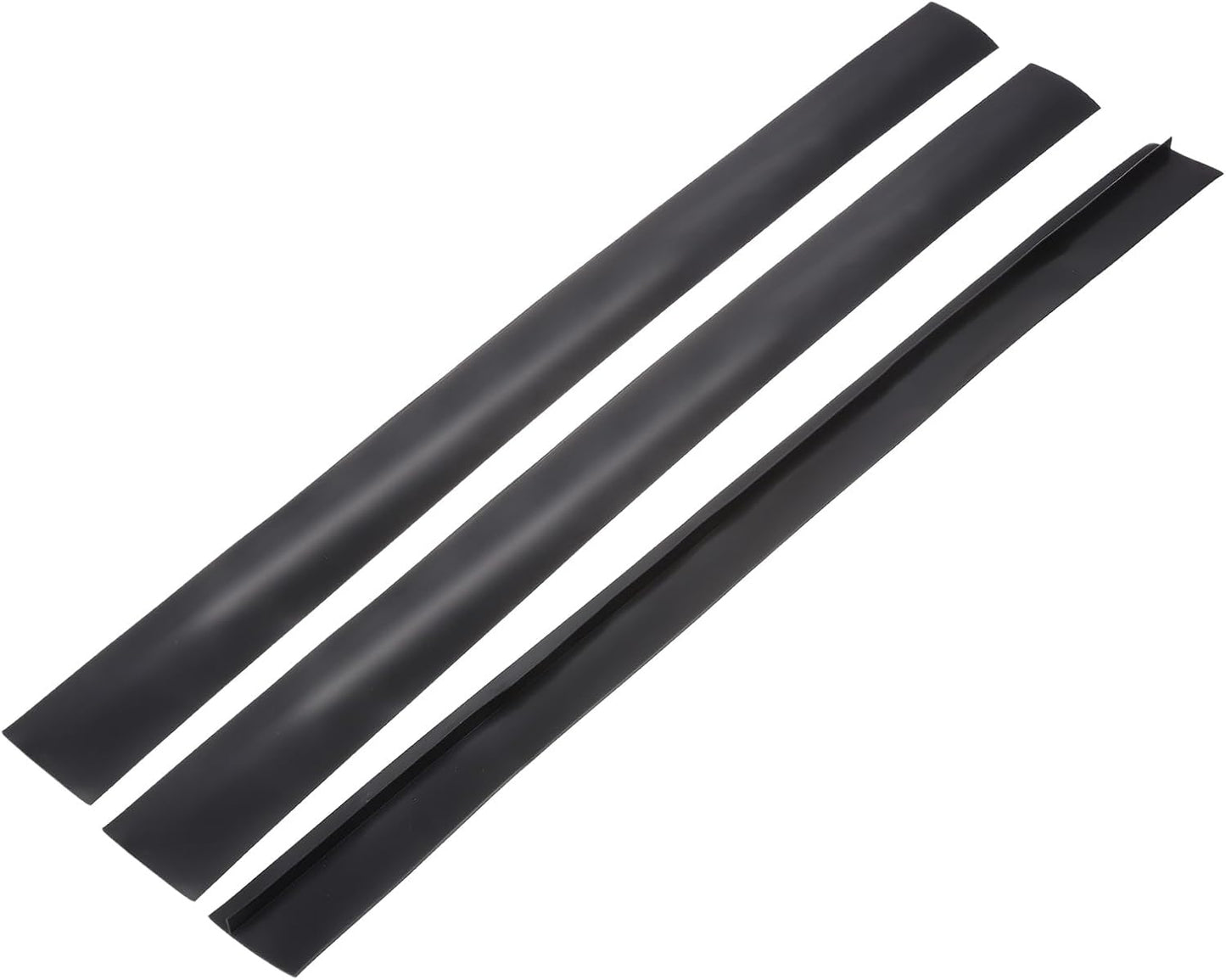 PATIKIL 25 Inch Silicone Stove Gap Covers, 3 Pcs Heat Resistant Kitchen Stove Gap Fillers for Ovens Stovetop Counter Washer Dryer, Gray