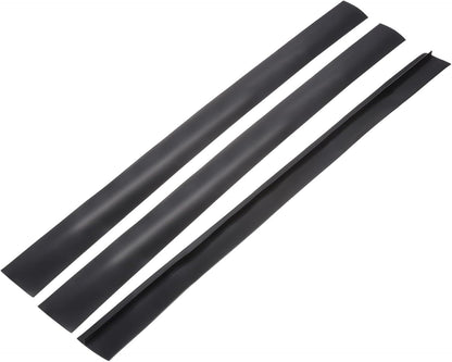 PATIKIL 25 Inch Silicone Stove Gap Covers, 3 Pcs Heat Resistant Kitchen Stove Gap Fillers for Ovens Stovetop Counter Washer Dryer, Gray