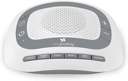 MyBaby SoundSpa White Noise Machine for Babies | 6 Soothing Lullabies for Newborns, Sound Therapy for Travel, Relaxing, Kids, Newborns, Baby Songs, Adjustable Volume, Auto-off Timer, By HoMedics | Sound Therapy for Travel, Relaxing, Kids, Newborns, Baby