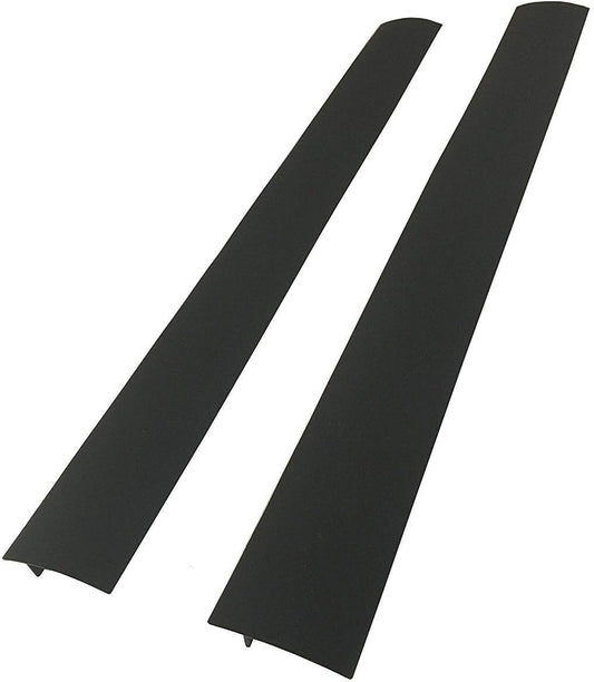 Silicone Kitchen Stove Counter Gap Cover Long & Wide Gap Filler (2 Pack) Seals Spills Between Counters, Stovetops, Washing Machines, Oven, Washer, Dryer - Heat-Resistant and Easy Clean (White)