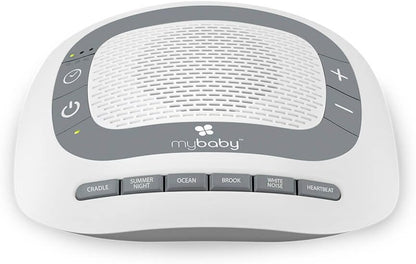 MyBaby SoundSpa White Noise Machine for Babies | 6 Soothing Lullabies for Newborns, Sound Therapy for Travel, Relaxing, Kids, Newborns, Baby Songs, Adjustable Volume, Auto-off Timer, By HoMedics | Sound Therapy for Travel, Relaxing, Kids, Newborns, Baby