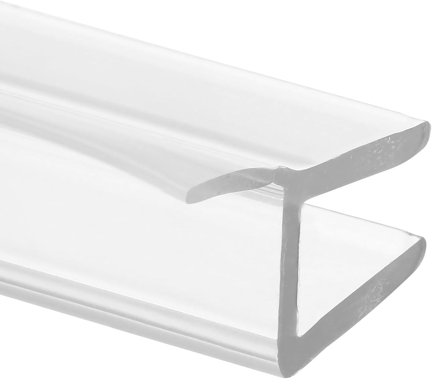 Prime-Line M 6262 Frameless Shower Door Bottom Seal for 1/4 in. Thick Glass Doors, Single Flap, 36 in., Clear Vinyl (Single Pack)