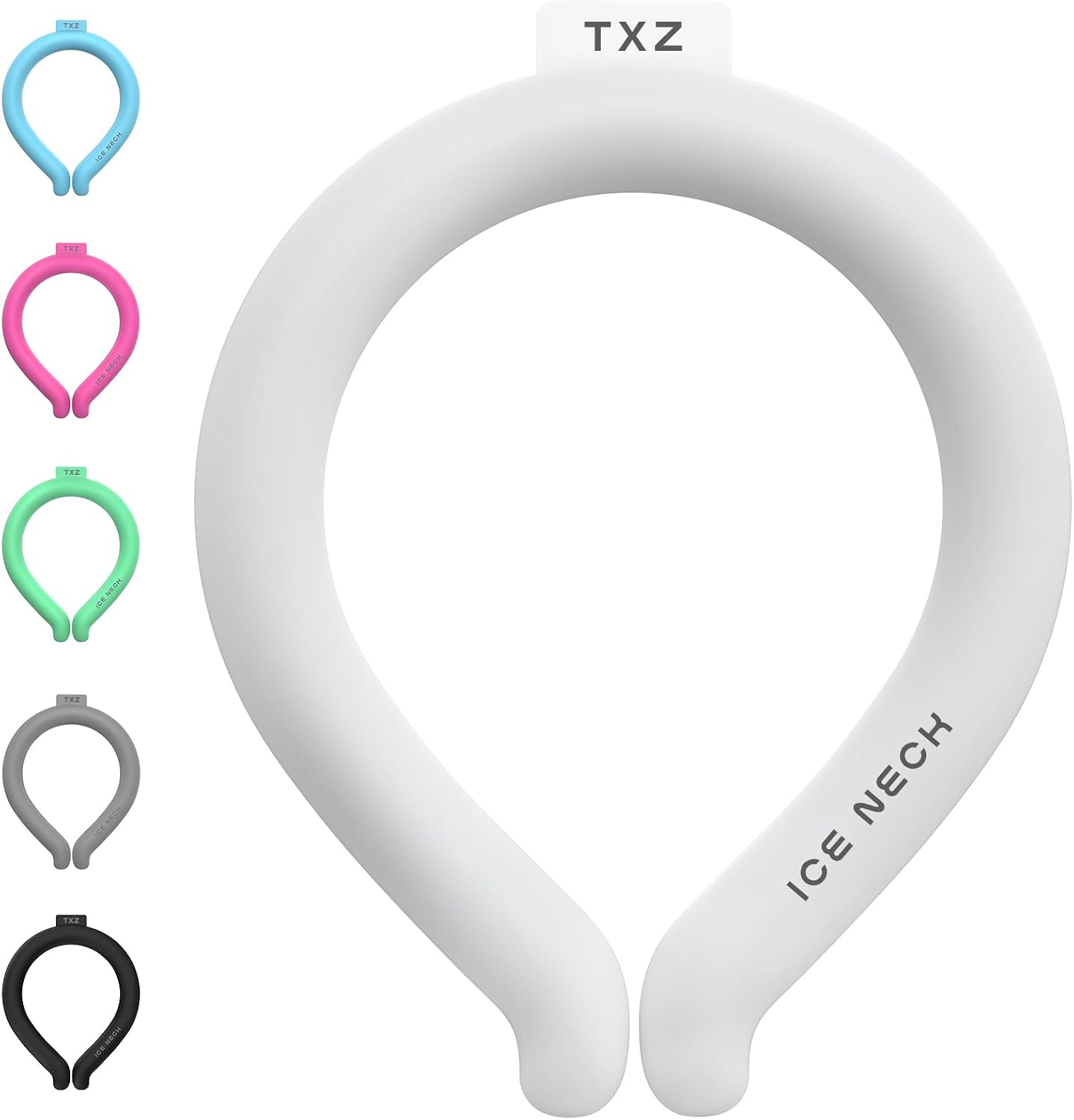 Cooling Neck Wrap for Summer Heat Relief, Wearable Ice Neck Cooling Tube with Quick Freeze Gel, Reusable Hands-Free Cold Band Lasts Up to 5 Hours for Outdoor, Yardwork, Workouts