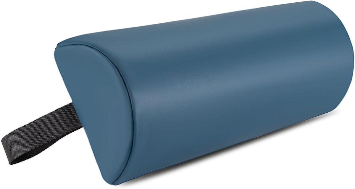 Half Moon Bolster Pillow for Leg, 21 x 6 x 3 in Knee Support Pillow Pad