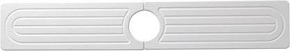 Diatomite Faucet Mat for Kitchen Sink, Quick-Dry Stone-Like Sink Mat, Flat Lay Absorbent Countertop Drying Mat for Faucet Area, Hard Diatomite Mat, Gray, 23.6 x 4 in