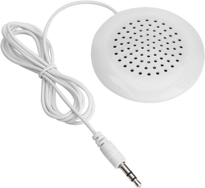 Mini Stereo Pillow Speaker for MP3 Phone CD Player, True HD Sound, Easy to Carry, Compatible with Almost All Audio Devices