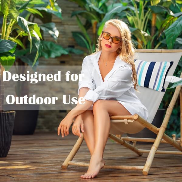 Chaise Lounge Head Pillow Oudoor Patio Pillow with Elastic Strap