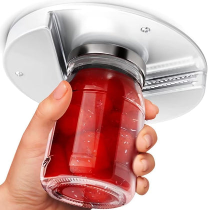 Universal Manual Can Opener, ABS Material, Kitchen Jar Lid Opener, Under Cabinet Mounting, Multifunction