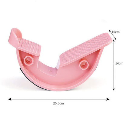Foot Rocker, Calf Stretcher, Massager For Plantar Fasciitis, Achilles Tendonitis Calf, Foot, Heel, and Ankle Lower Leg Pain Relief, Stretches Strained Muscle Plate, Pink