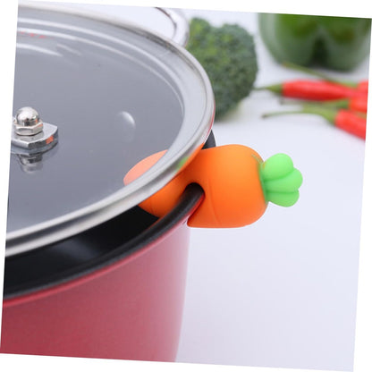 Cabilock Silicone Spill Stopper Lid Cover Pot Lid Riser for Efficient Cooking Boil over Prevention Aid